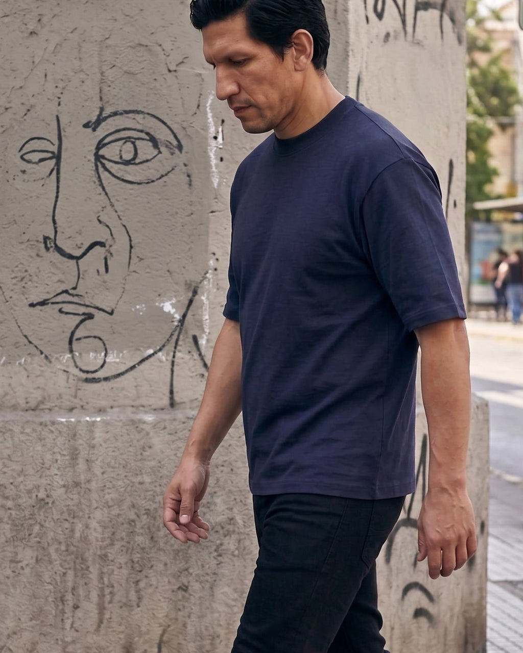 KANSO Essential Blank Polera – Algodón Premium Hombre