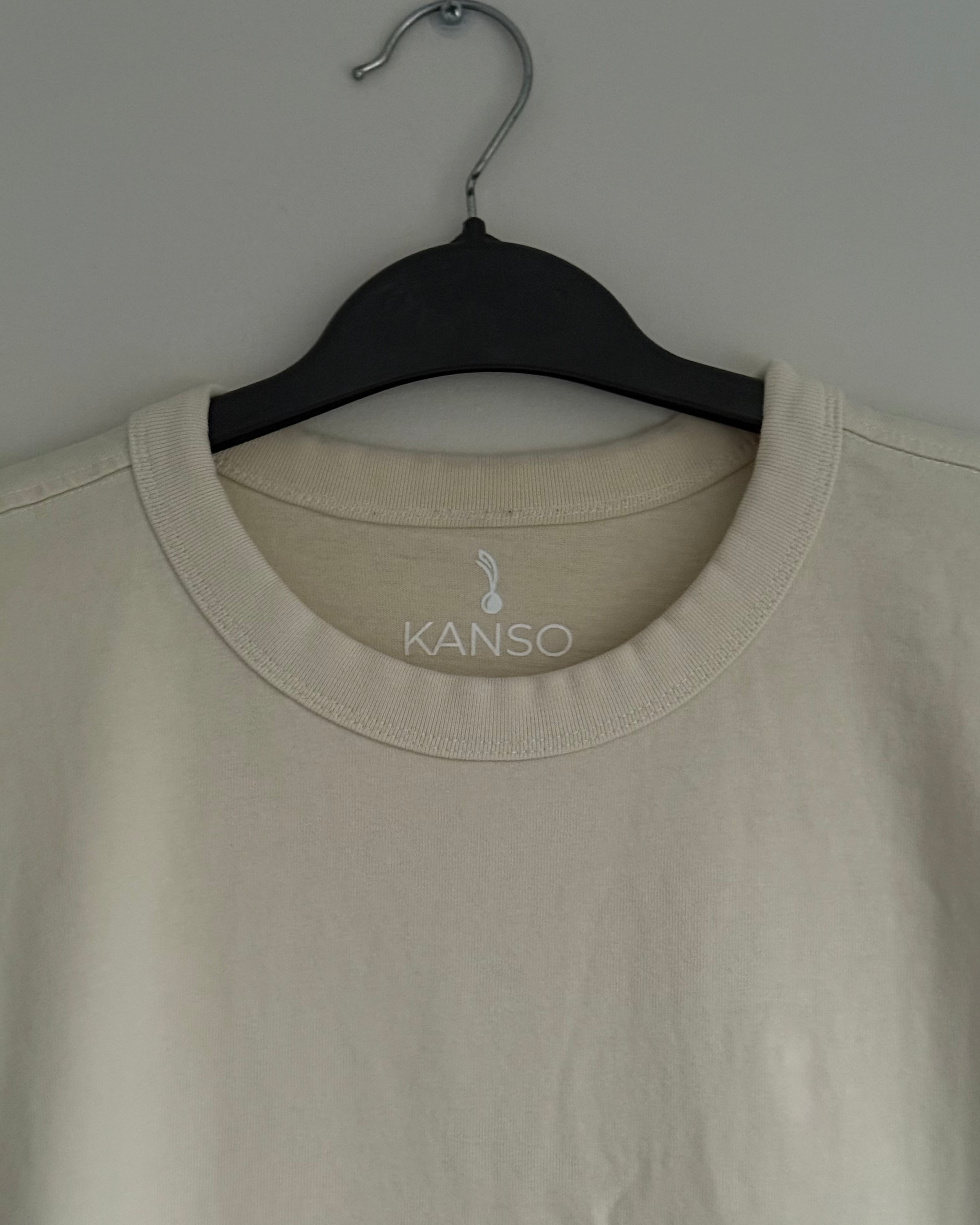 KANSO Essential Blank Polera – Algodón Premium Hombre